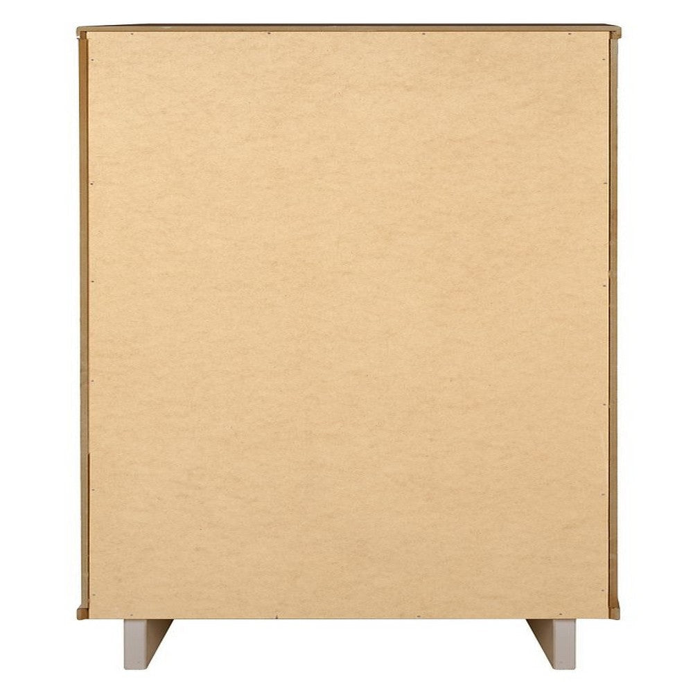 Granville Tall 23.62’’ Modern Narrow Dresser with 5 Full Extension Drawers in Light Grey MHC-DR-5006