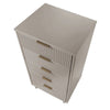 Granville Tall 23.62’’ Modern Narrow Dresser with 5 Full Extension Drawers in Light Grey MHC-DR-5006