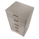 Granville Tall 23.62’’ Modern Narrow Dresser with 5 Full Extension Drawers in Light Grey MHC-DR-5006