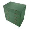 Granville 45.27’’ Modern Tall Dresser with 5 Full Extension Drawers in Sage Green MHC-DR-5023