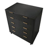 Granville 45.27’’ Modern Tall Dresser with 5 Full Extension Drawers in Dark Grey MHC-DR-5025