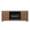 Richmond 60’’ Fireplace with 2 Drawers and 2 Shelves in Brown MHC-FP1-BR