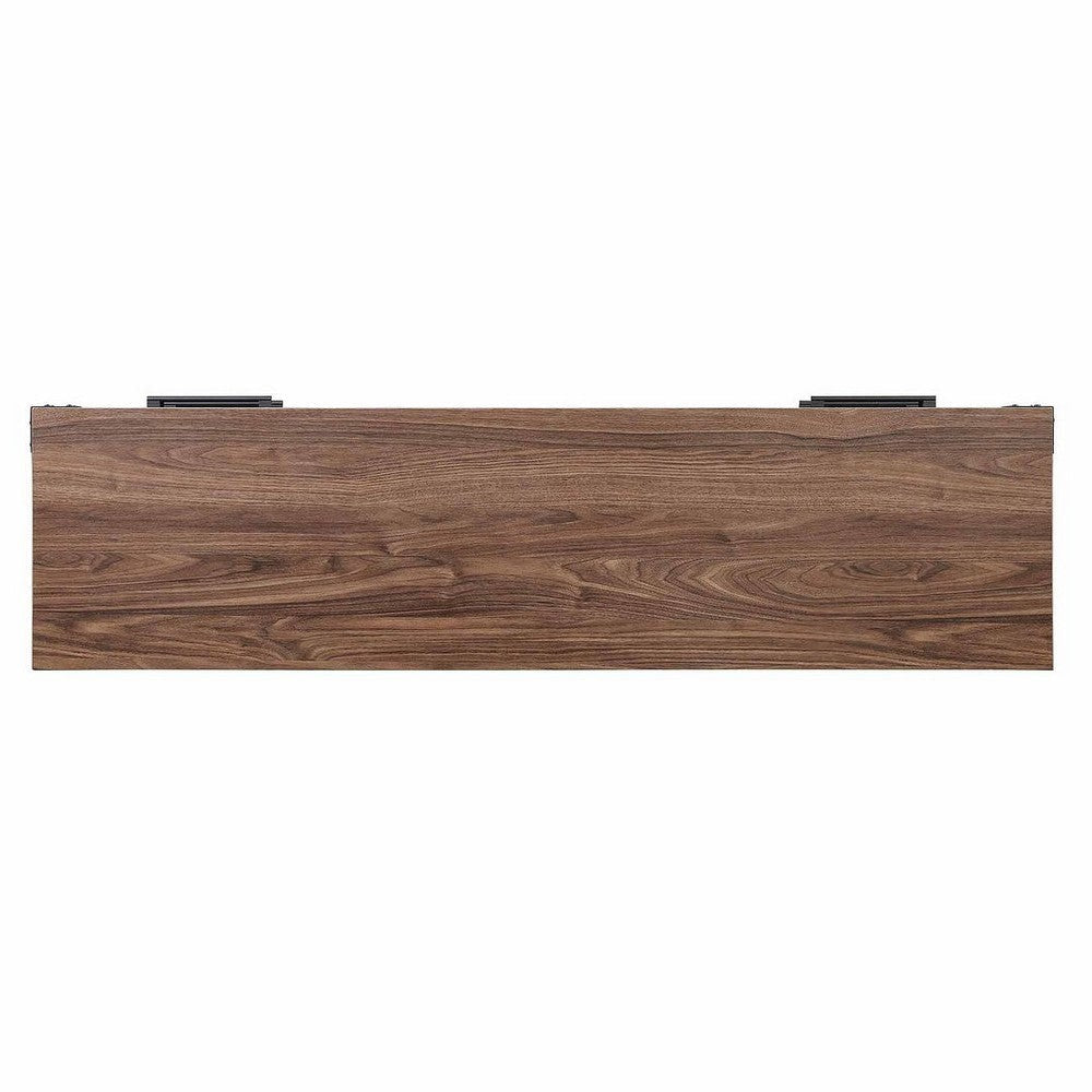 Richmond 60’’ Fireplace with 2 Drawers and 2 Shelves in Brown MHC-FP1-BR