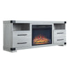 Richmond 60’’ Fireplace with 2 Drawers and 2 Shelves in Grey MHC-FP1-GY