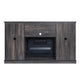 Myrtle 60’’ Fireplace with 2 Sliding Doors and Media Wire Management in Heavy Brown MHC-FP2-BR