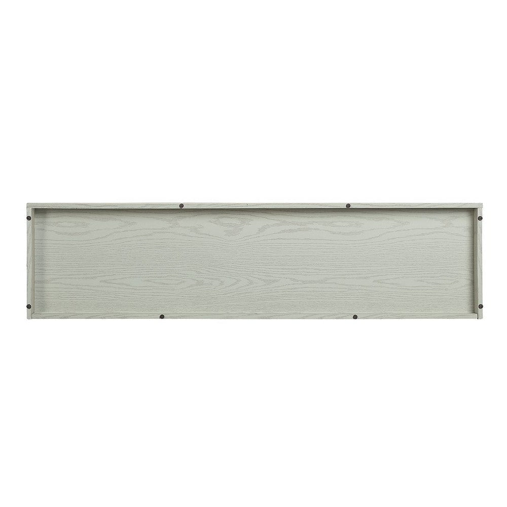 Myrtle 60’’ Fireplace with 2 Sliding Doors and Media Wire Management in Cream Oak MHC-FP2-CR