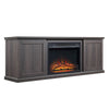 Franklin 60’’ Fireplace with 2 Doors in Heavy Brown MHC-FP3-BR