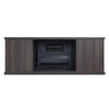 Franklin 60’’ Fireplace with 2 Doors in Heavy Brown MHC-FP3-BR
