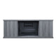 Franklin 60’’ Fireplace with 2 Doors in Grey MHC-FP3-GY
