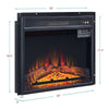 Electric 23 ’ Fireplace Box with Heat Functionality MHC-FPBOX1
