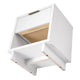 Granville Modern Nightstand 1.0 with 1 Full Extension Drawers in White MHC-NS-5001
