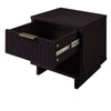 Granville Modern Nightstand 1.0 with 1 Full Extension Drawers in Black MHC-NS-5002