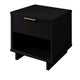 Granville Modern Nightstand 1.0 with 1 Full Extension Drawers in Black MHC-NS-5002