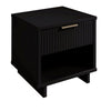Granville Modern Nightstand 1.0 with 1 Full Extension Drawers in Black MHC-NS-5002