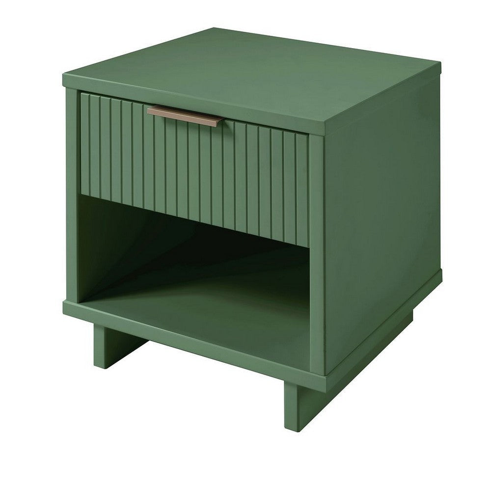 Granville Modern Nightstand 1.0 with 1 Full Extension Drawers in Sage Green MHC-NS-5003