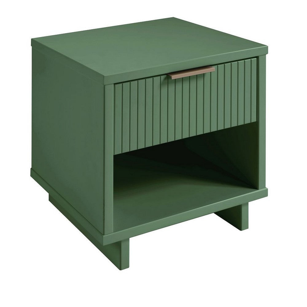Granville Modern Nightstand 1.0 with 1 Full Extension Drawers in Sage Green MHC-NS-5003