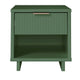 Granville Modern Nightstand 1.0 with 1 Full Extension Drawers in Sage Green