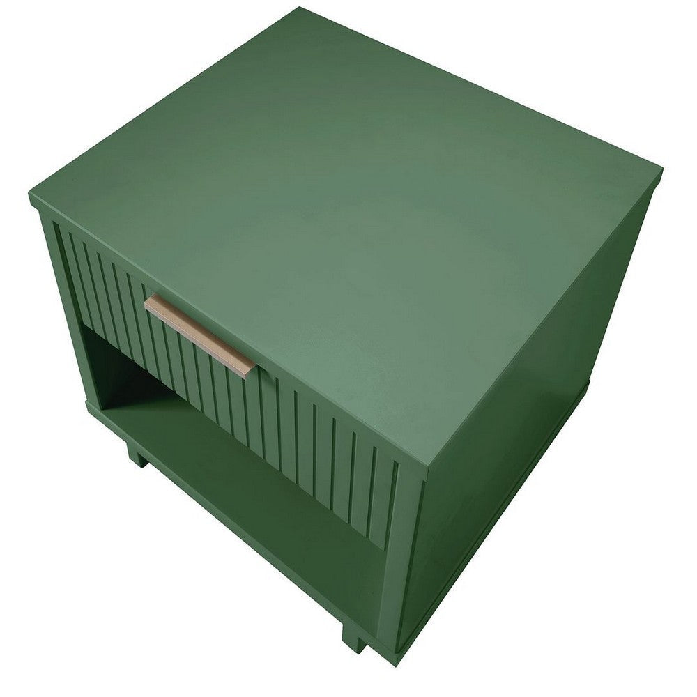 Granville Modern Nightstand 1.0 with 1 Full Extension Drawers in Sage Green MHC-NS-5003
