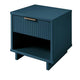 Granville Modern Nightstand 1.0 with 1 Full Extension Drawers in Midnight Blue MHC-NS-5004