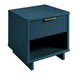 Granville Modern Nightstand 1.0 with 1 Full Extension Drawers in Midnight Blue MHC-NS-5004