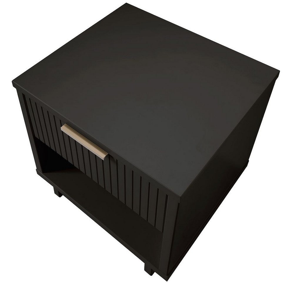 Granville Modern Nightstand 1.0 with 1 Full Extension Drawers in Dark Grey MHC-NS-5005