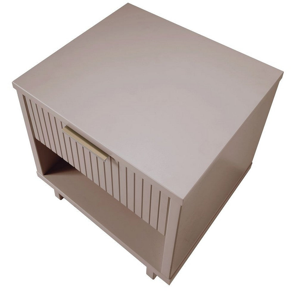 Granville Modern Nightstand 1.0 with 1 Full Extension Drawers in Light Grey MHC-NS-5006