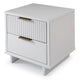 Granville Modern Nightstand 2.0 with 2 Full Extension Drawers in White MHC-NS-5011