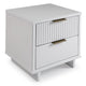 Granville Modern Nightstand 2.0 with 2 Full Extension Drawers in White MHC-NS-5011