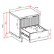 Granville Modern Nightstand 2.0 with 2 Full Extension Drawers in Black MHC-NS-5012