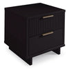 Granville Modern Nightstand 2.0 with 2 Full Extension Drawers in Black MHC-NS-5012
