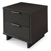Granville Modern Nightstand 2.0 with 2 Full Extension Drawers in Dark Grey MHC-NS-5015