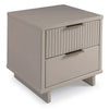Granville Modern Nightstand 2.0 with 2 Full Extension Drawers in Light Grey MHC-NS-5016