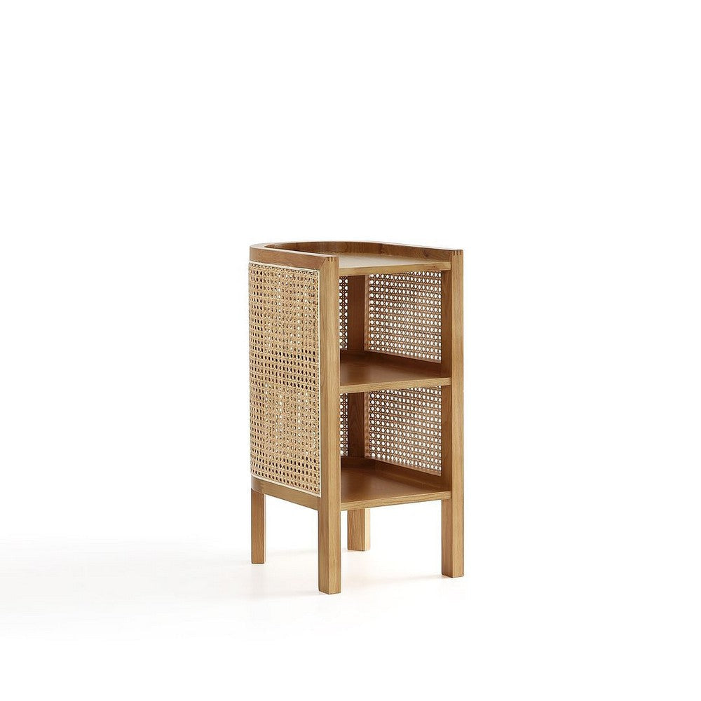 Versailles End Table in Nature Cane MHC-NSCA01-NA