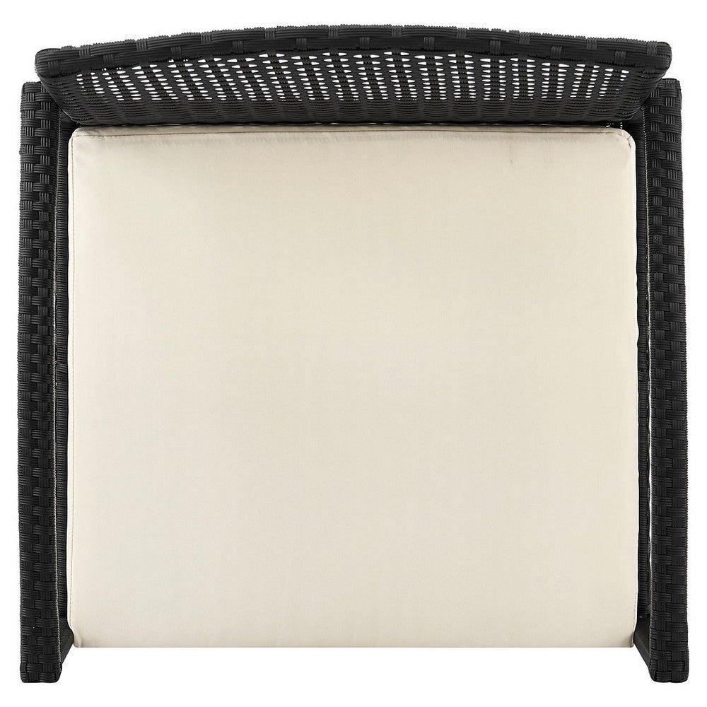 Noli Steel Rattan 3-Piece Patio Conversation Set with Cushions in Cream MHC-OD-CV006-CR