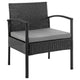 Noli Steel Rattan 3-Piece Patio Conversation Set with Cushions in Grey MHC-OD-CV006-GY