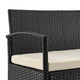 Noli Steel Rattan 4-Piece Patio Conversation Set with Cushions in Cream MHC-OD-CV007-CR