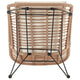 Antibes 1.0 Steel Rattan 3-Piece Patio Conversation Set with Cushions in Cream MHC-OD-CV010-CR