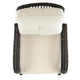 Furttuo Steel Rattan Outdoor Rocking Chair with Cushions in Cream MHC-OD-CV017-CR