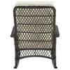 Furttuo Steel Rattan Outdoor Rocking Chair with Cushions in Cream MHC-OD-CV017-CR