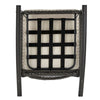 Furttuo Steel Rattan Outdoor Rocking Chair with Cushions in Cream MHC-OD-CV017-CR