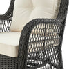 Fruttuo Swivel Steel Rattan 3-Piece Patio Conversation Set with Cushions in Cream MHC-OD-CV018-CR