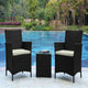 Imperia Steel Rattan 3-Piece Patio Conversation Set with Cushions in Cream MHC-OD-CV020-CR