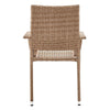Genoa Patio Dining Armchair in Nature Tan Weave MHC-OD-DC002-NE