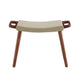 Geta Barley and Antique Walnut Ottoman MHC-OT001-BA