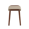 Geta Barley and Antique Walnut Ottoman MHC-OT001-BA