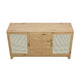 Sheridan 59.05 Modern Cane Sideboard with Adjustable Shelves in Nature MHC-SB-4GLF-NA
