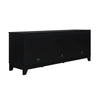 Sheridan 62.99 Modern Cane TV Stand in Black MHC-TV-3GLF-BK