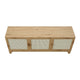 Sheridan 62.99 Modern Cane TV Stand in Nature MHC-TV-3GLF-NA
