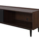 Duane 59.25 Modern Ribbed TV Stand in Dark Brown and Black MHC-TV-8GLF-BK