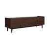 Duane 59.25 Modern Ribbed TV Stand in Dark Brown and Navy Blue MHC-TV-8GLF-NB